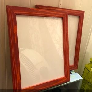 Set of two Red Cedar Picture Frames